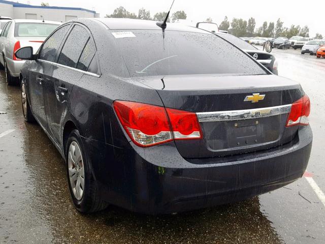 1G1PD5SH4C7247321 - 2012 CHEVROLET CRUZE LS BLACK photo 3