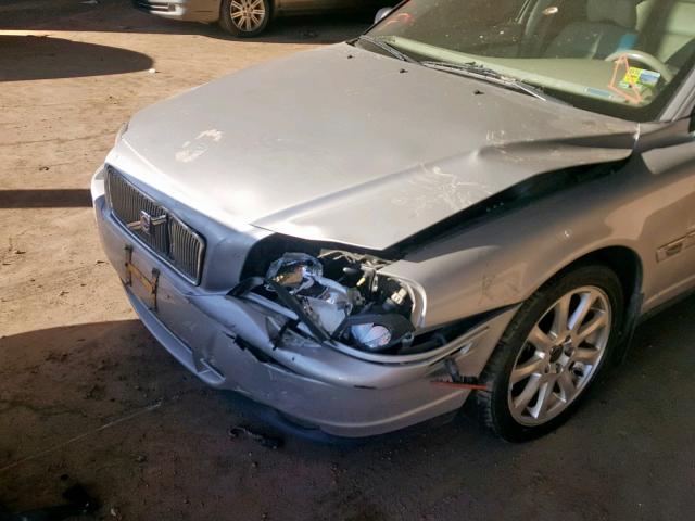 YV1TS91D821262725 - 2002 VOLVO S80 T6 TUR SILVER photo 9