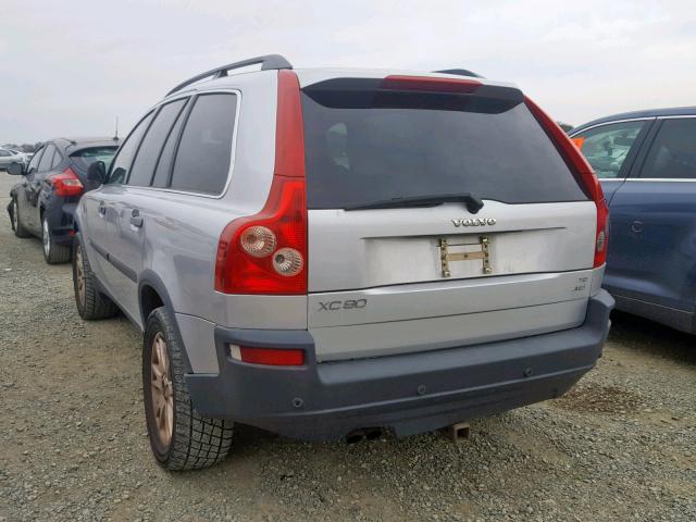 YV1CZ911151154050 - 2005 VOLVO XC90 T6 SILVER photo 3