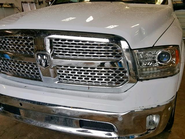 1C6RR7NT0HS844359 - 2017 RAM 1500 LARAM WHITE photo 9