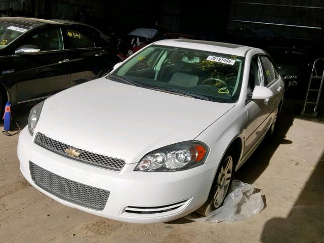 2G1WB5E38E1164475 - 2014 CHEVROLET IMPALA LIM WHITE photo 2