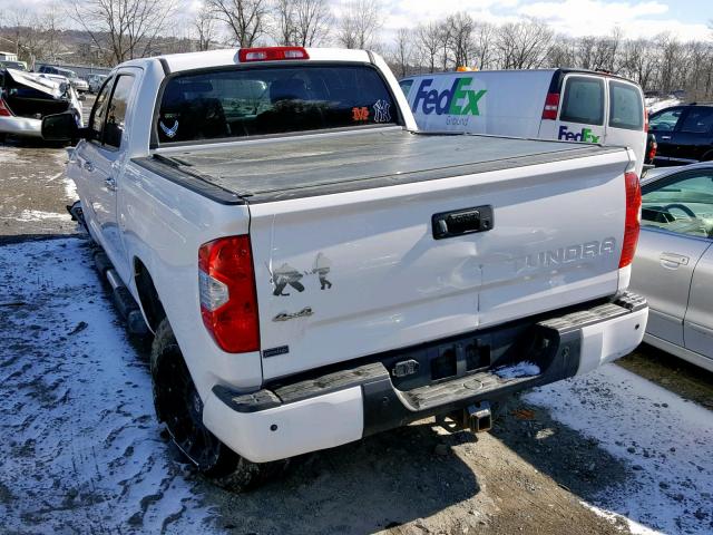 5TFAY5F16EX340620 - 2014 TOYOTA TUNDRA CRE WHITE photo 3