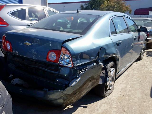 1G1ZH57B79F169343 - 2009 CHEVROLET MALIBU 1LT GREEN photo 4