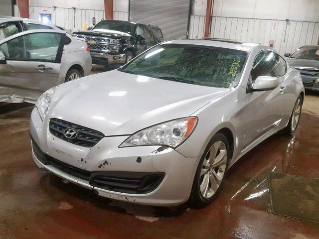 KMHHT6KD3BU045101 - 2011 HYUNDAI GENESIS CO SILVER photo 2