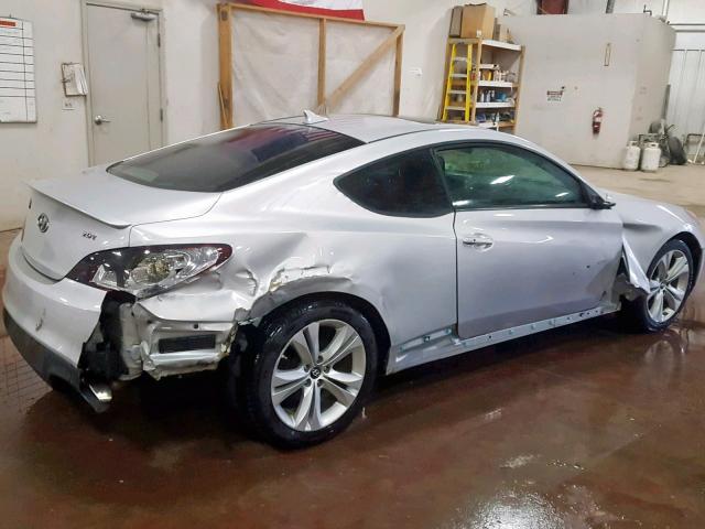 KMHHT6KD3BU045101 - 2011 HYUNDAI GENESIS CO SILVER photo 9