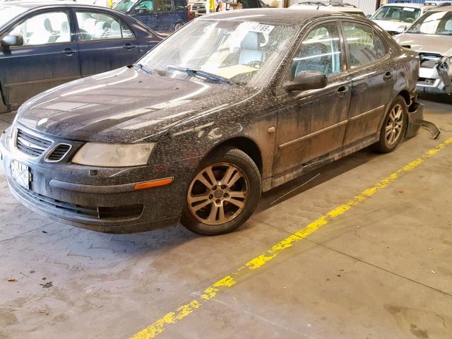 YS3FD45Y261023392 - 2006 SAAB 9-3 BLACK photo 2