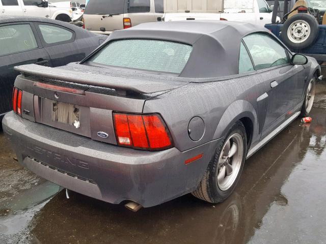 1FAFP45X14F131272 - 2004 FORD MUSTANG GT GRAY photo 4