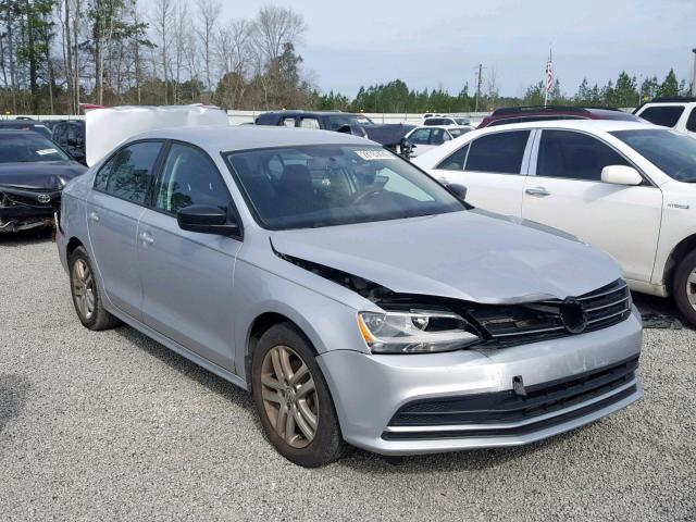 3VW2K7AJ9FM242145 - 2015 VOLKSWAGEN JETTA BASE SILVER photo 1