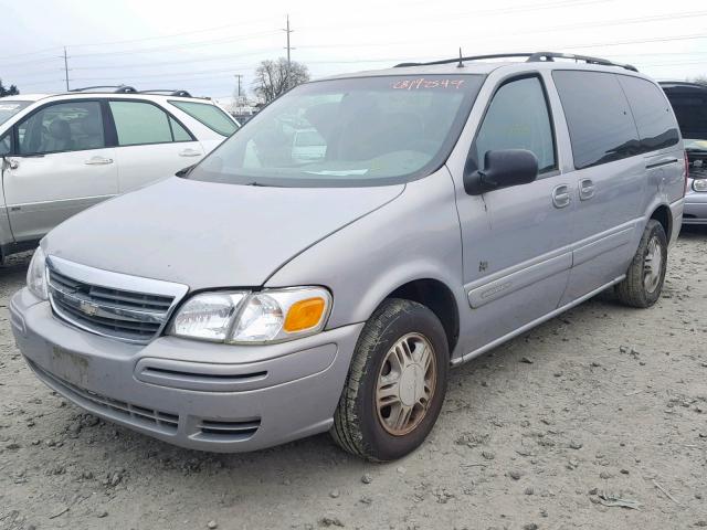 1GNDX13E01D223702 - 2001 CHEVROLET VENTURE LU GRAY photo 2