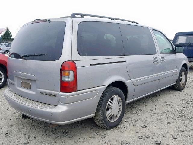 1GNDX13E01D223702 - 2001 CHEVROLET VENTURE LU GRAY photo 4