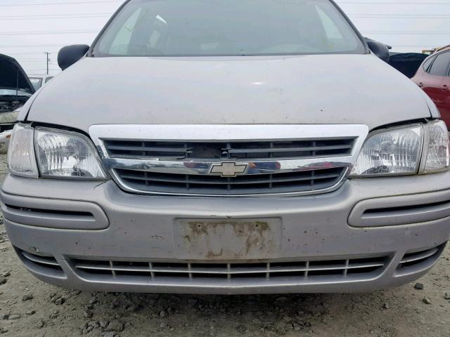 1GNDX13E01D223702 - 2001 CHEVROLET VENTURE LU GRAY photo 9