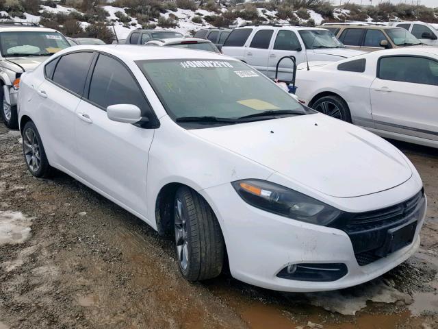 1C3CDFBB1FD118986 - 2015 DODGE DART SXT WHITE photo 1