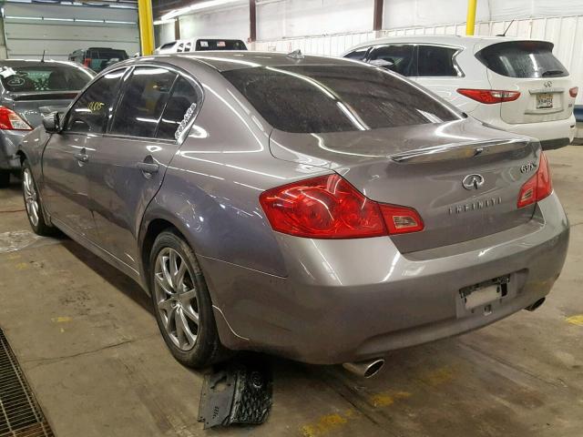 JNKCV61F99M053983 - 2009 INFINITI G37 GRAY photo 3