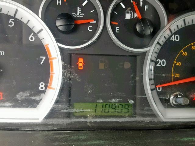 KL1TD56627B095323 - 2007 CHEVROLET AVEO BASE შავი ფოტო 8