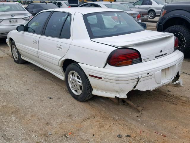1G2NE52T2VC758265 - 1997 PONTIAC GRAND AM S WHITE photo 3