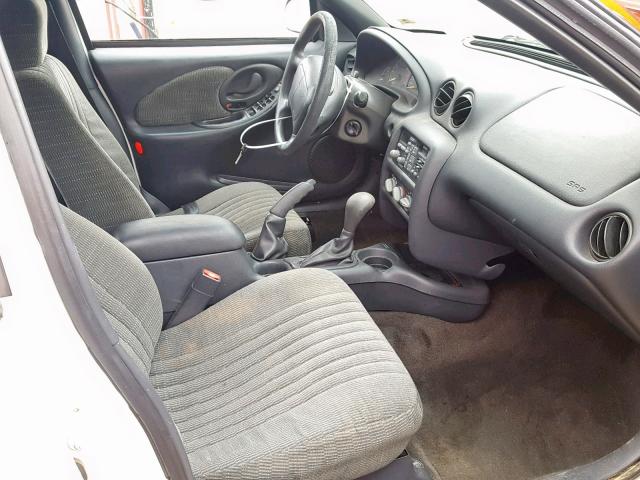 1G2NE52T2VC758265 - 1997 PONTIAC GRAND AM S WHITE photo 5