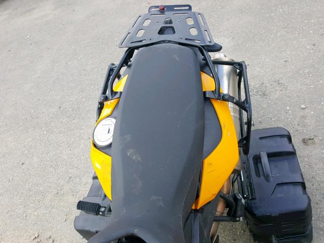 WB102290X9ZU01733 - 2009 BMW F800 GS YELLOW photo 6