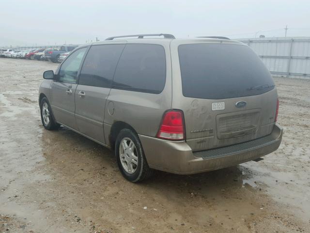 2FMZA52254BB21428 - 2004 FORD FREESTAR S TAN photo 3