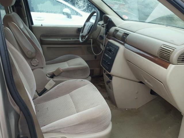 2FMZA52254BB21428 - 2004 FORD FREESTAR S TAN photo 5