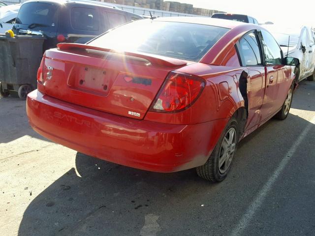 1G8AN15F46Z112663 - 2006 SATURN ION LEVEL RED photo 4