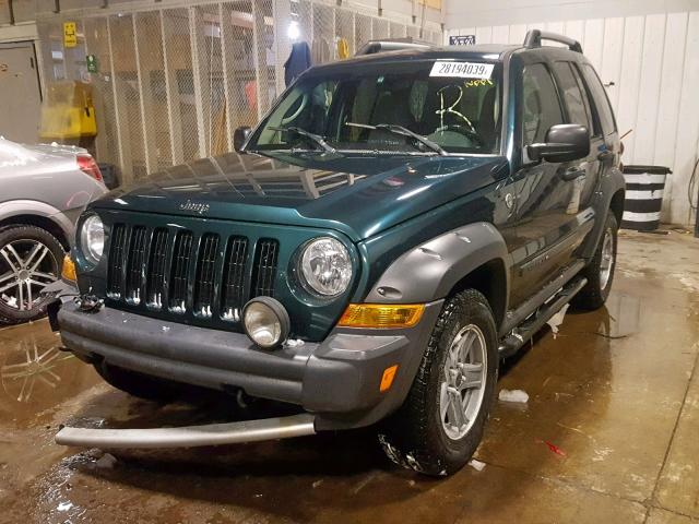1J4GL38K85W684985 - 2005 JEEP LIBERTY RE BLACK photo 2