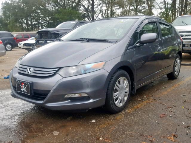 JHMZE2H59AS002855 - 2010 HONDA INSIGHT LX GRAY photo 2