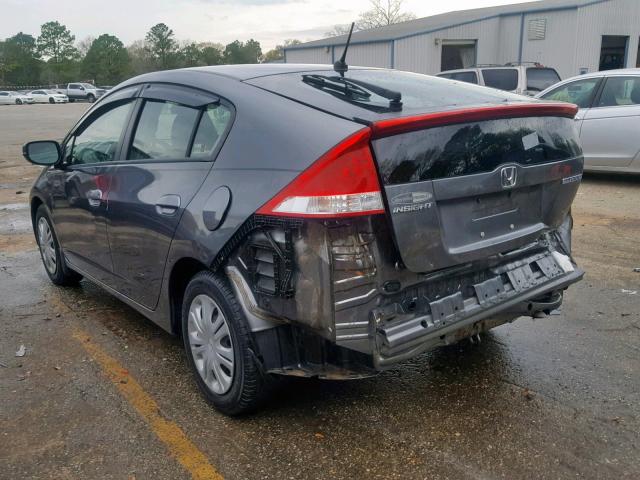 JHMZE2H59AS002855 - 2010 HONDA INSIGHT LX GRAY photo 3