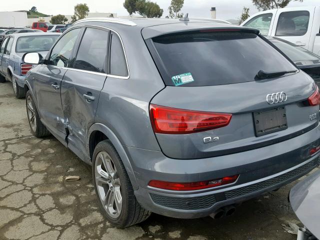 WA1GFCFS6GR020115 - 2016 AUDI Q3 PRESTIG GRAY photo 3