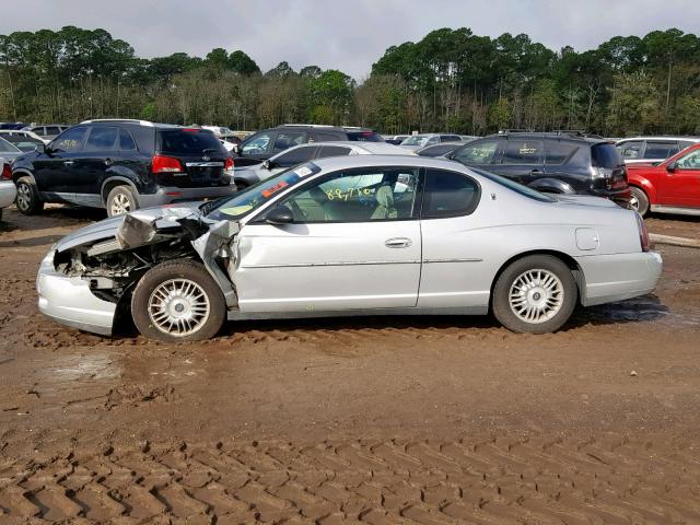 2G1WW12E619302450 - 2001 CHEVROLET MONTE CARL SILVER photo 9