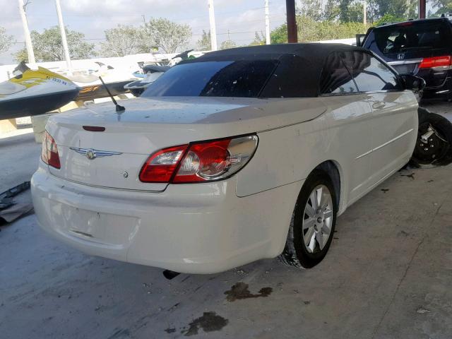 1C3LC45K38N675110 - 2008 CHRYSLER SEBRING WHITE photo 4