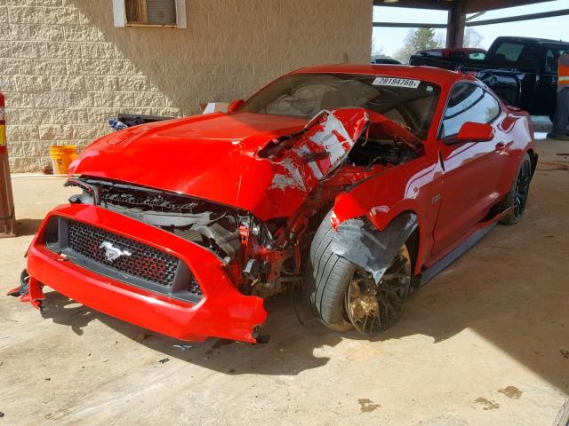 1FA6P8CF0G5235568 - 2016 FORD MUSTANG GT RED photo 2