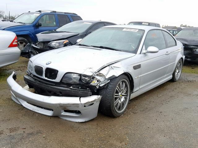 WBSBL93452JR15080 - 2002 BMW M3 SILVER photo 2