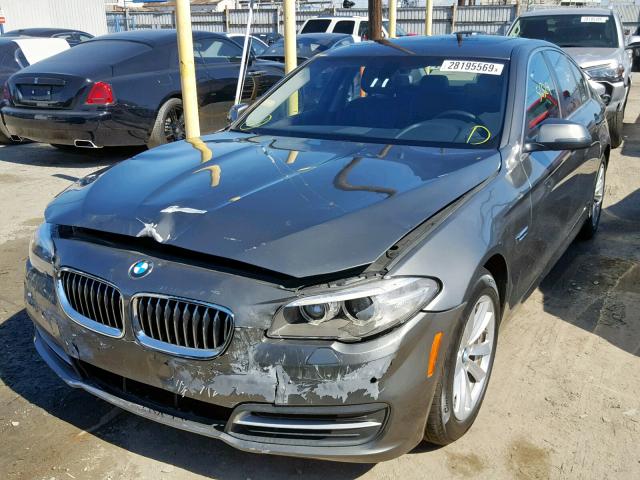 WBA5A5C53ED510461 - 2014 BMW 528 I GRAY photo 2