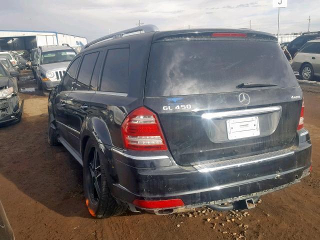 4JGBF7BE9AA573530 - 2010 MERCEDES-BENZ GL 450 4MA BLACK photo 3