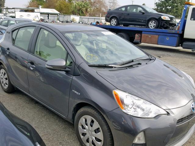 JTDKDTB36E1084817 - 2014 TOYOTA PRIUS C GRAY photo 1