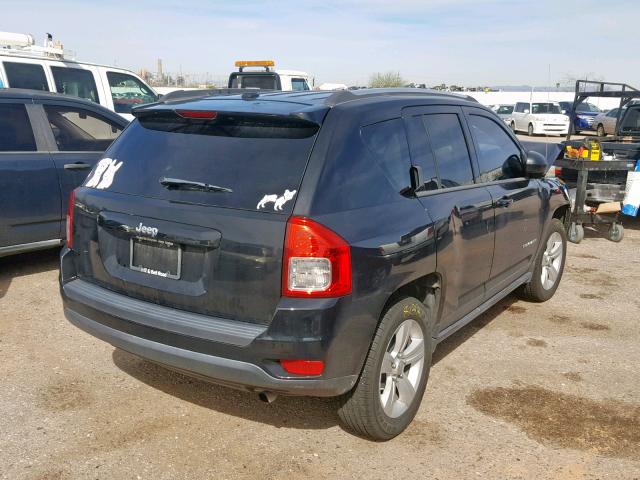 1C4NJCBA2CD601286 - 2012 JEEP COMPASS SP BLACK photo 4