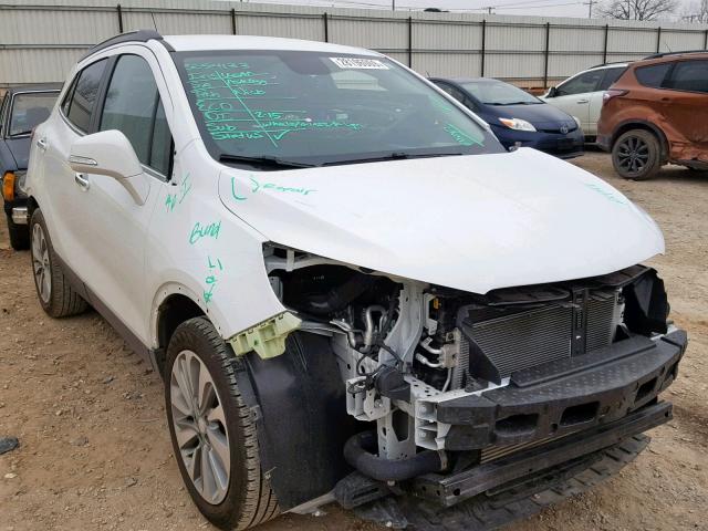 KL4CJASB2JB636269 - 2018 BUICK ENCORE PRE WHITE photo 1