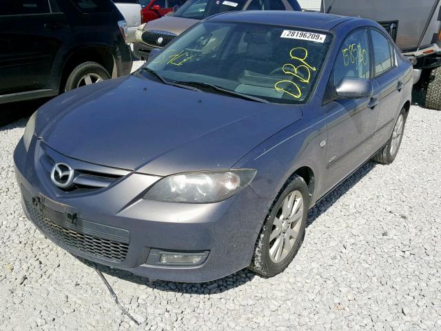 JM1BK323771604936 - 2007 MAZDA 3 S GRAY photo 2