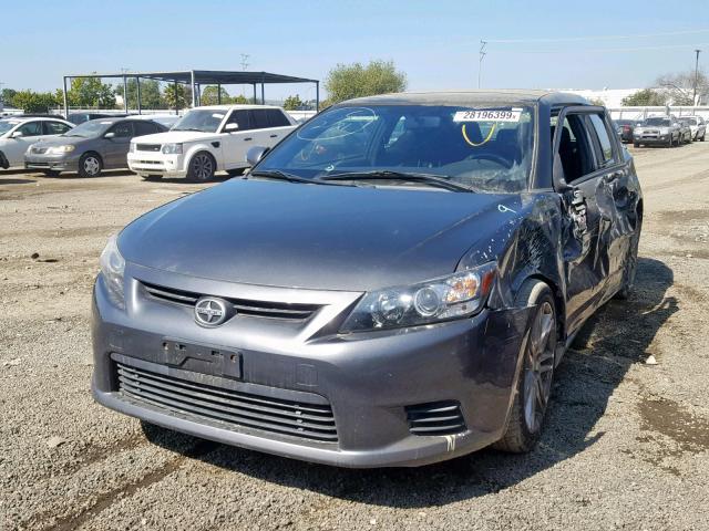 JTKJF5C74C3039517 - 2012 TOYOTA SCION TC ვერცხლისფერი ფოტო 2