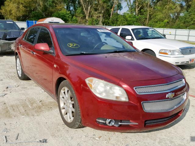 1G1ZK57708F214828 - 2008 CHEVROLET MALIBU LTZ BURGUNDY photo 1