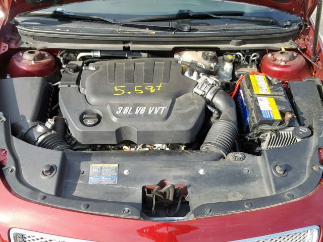 1G1ZK57708F214828 - 2008 CHEVROLET MALIBU LTZ BURGUNDY photo 7