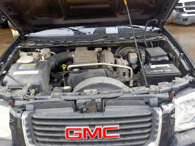 1GKES12S446171099 - 2004 GMC ENVOY XUV BLACK photo 7