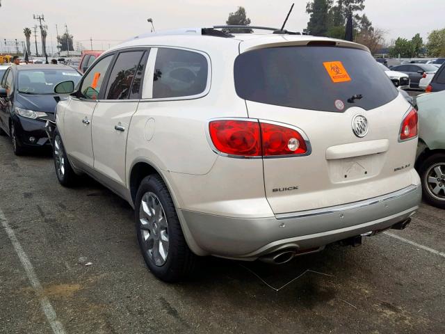 5GAKRDED4CJ178916 - 2012 BUICK ENCLAVE WHITE photo 3