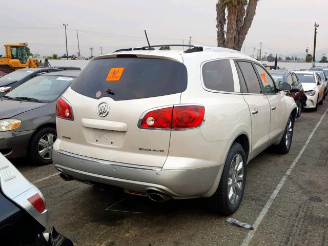 5GAKRDED4CJ178916 - 2012 BUICK ENCLAVE WHITE photo 4