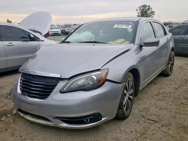 1C3CCBBG0EN132197 - 2014 CHRYSLER 200 TOURIN SILVER photo 2