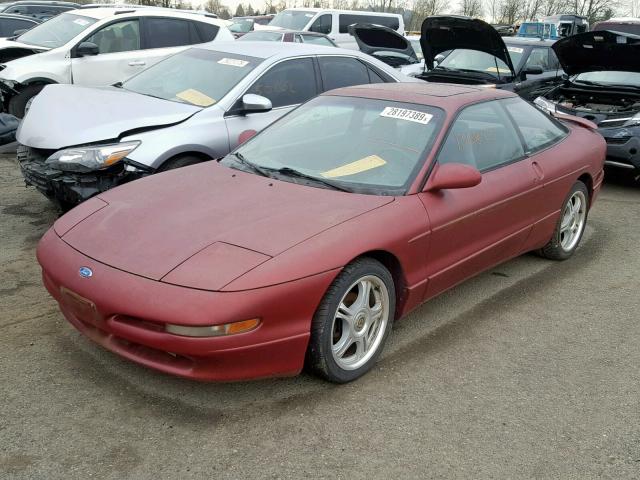 1ZVCT22B8P5105944 - 1993 FORD PROBE GT RED photo 2