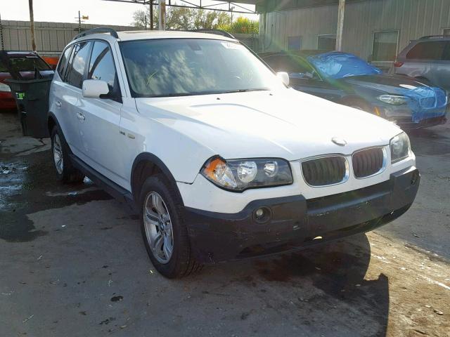 WBXPA93405WD05345 - 2005 BMW X3 3.0I WHITE photo 1