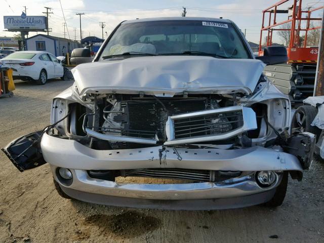 3D7KR28C87G710610 - 2007 DODGE RAM 2500 S SILVER photo 9