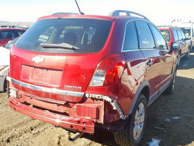 3GNAL2EK9FS534320 - 2015 CHEVROLET CAPTIVA LS 红色 照片 4