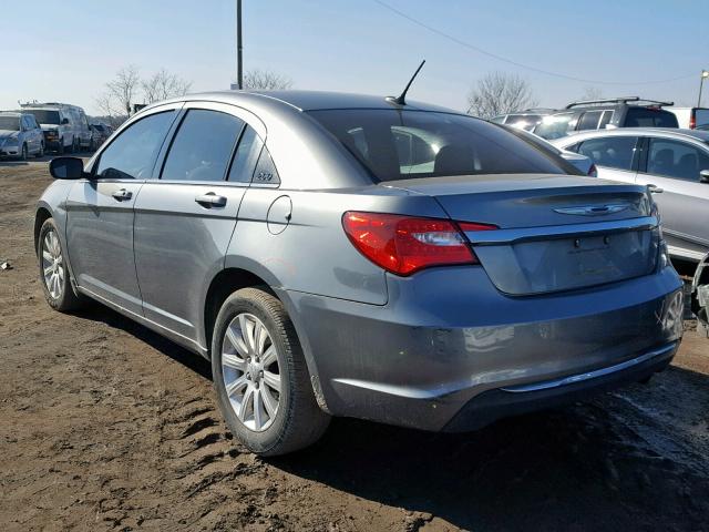 1C3CCBBB0CN105759 - 2012 CHRYSLER 200 TOURIN GRAY photo 3